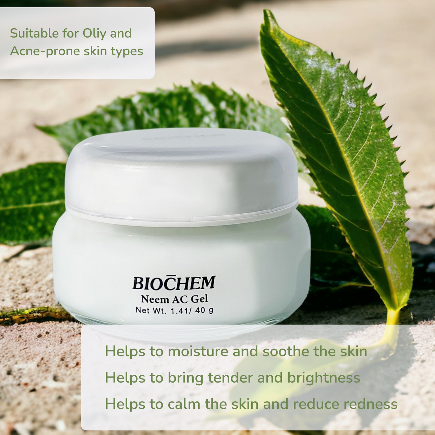 Neem AC Facial Moisturizing Gel - Oil-Control & Soothing Gel