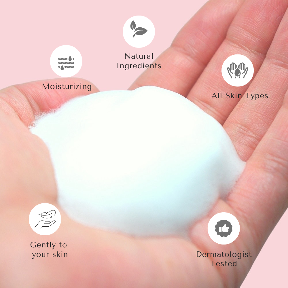Bulgarian Rose Cleansing Mousse - Face Cleanser for All Skin Types
