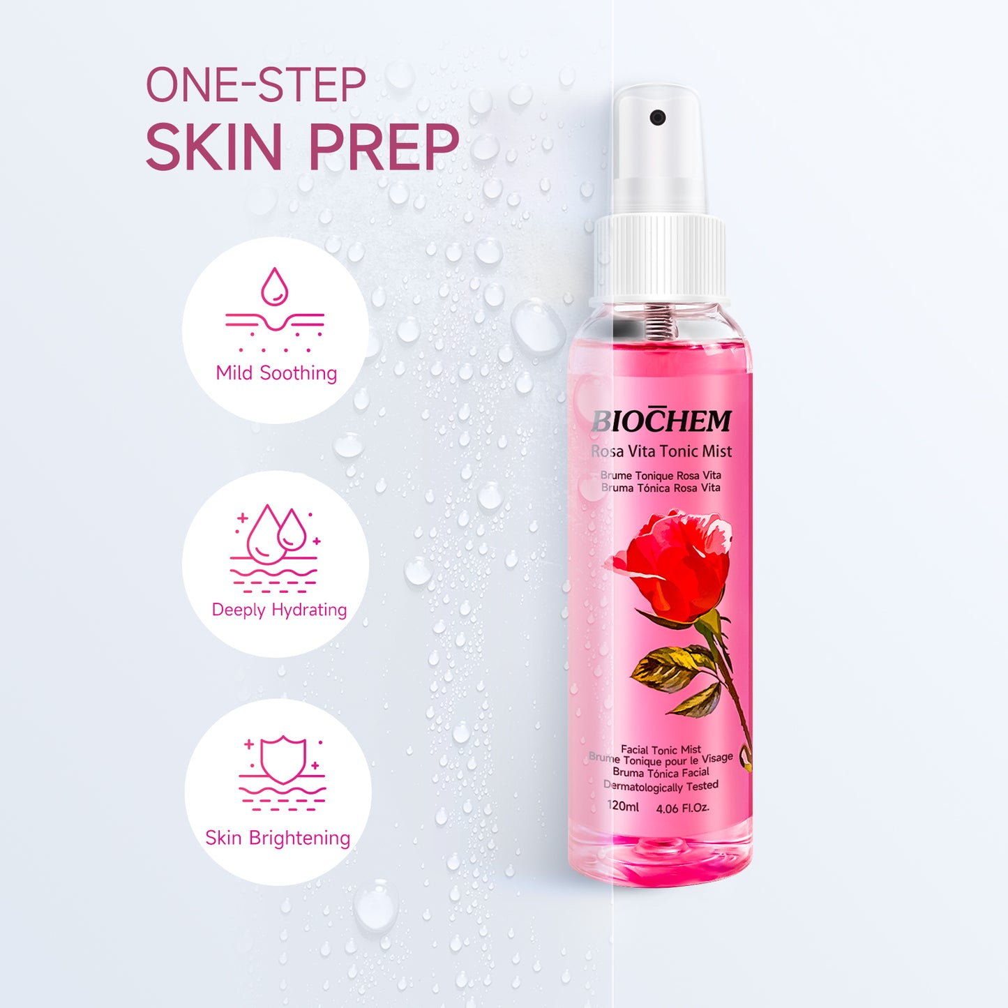 Rosa Vita Tonic Mist - Facial Hydrating & Refreshing Mist