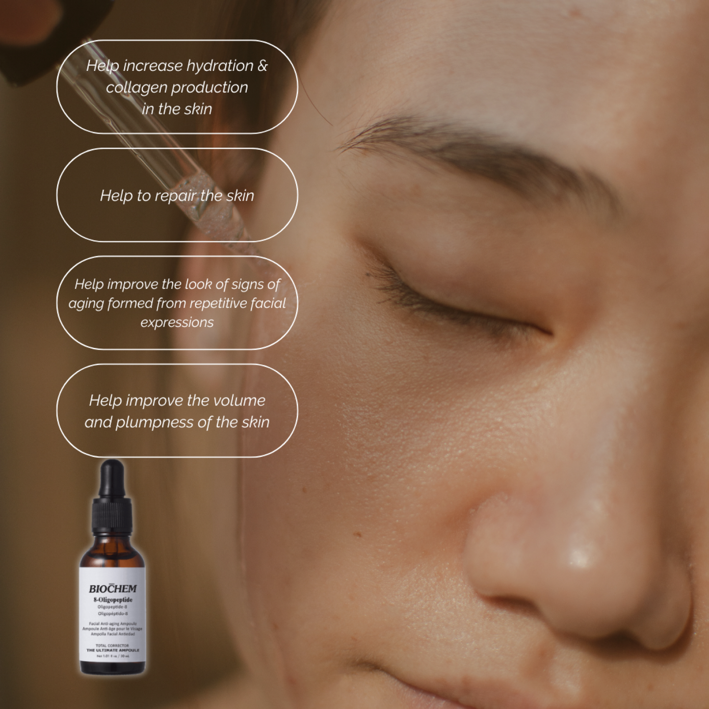 8-Oligopeptide Facial Anti-aging Ampoule