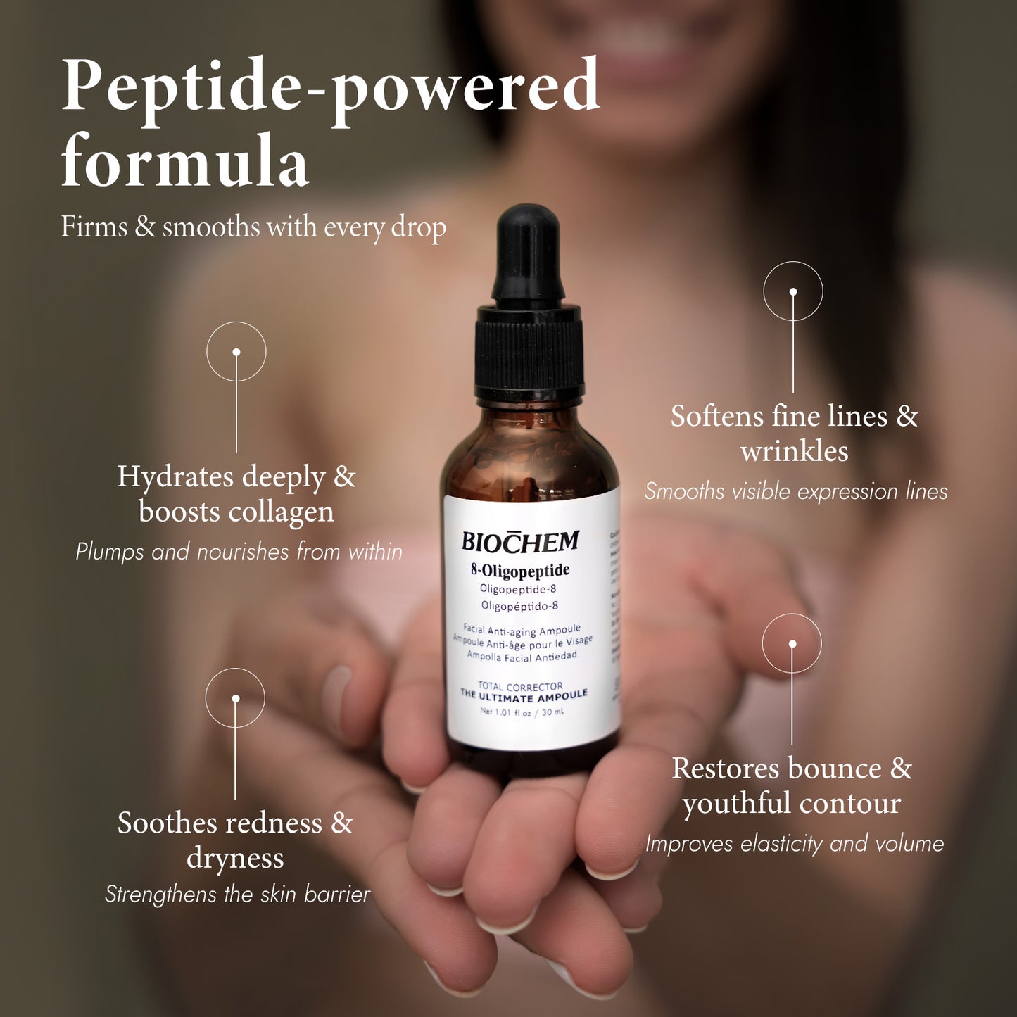 8-Oligopeptide Facial Anti-aging Ampoule