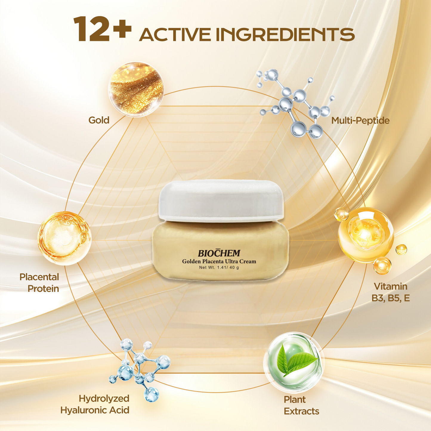 Golden Placenta Ultra Cream - Anti-Aging Facial Moisturizer