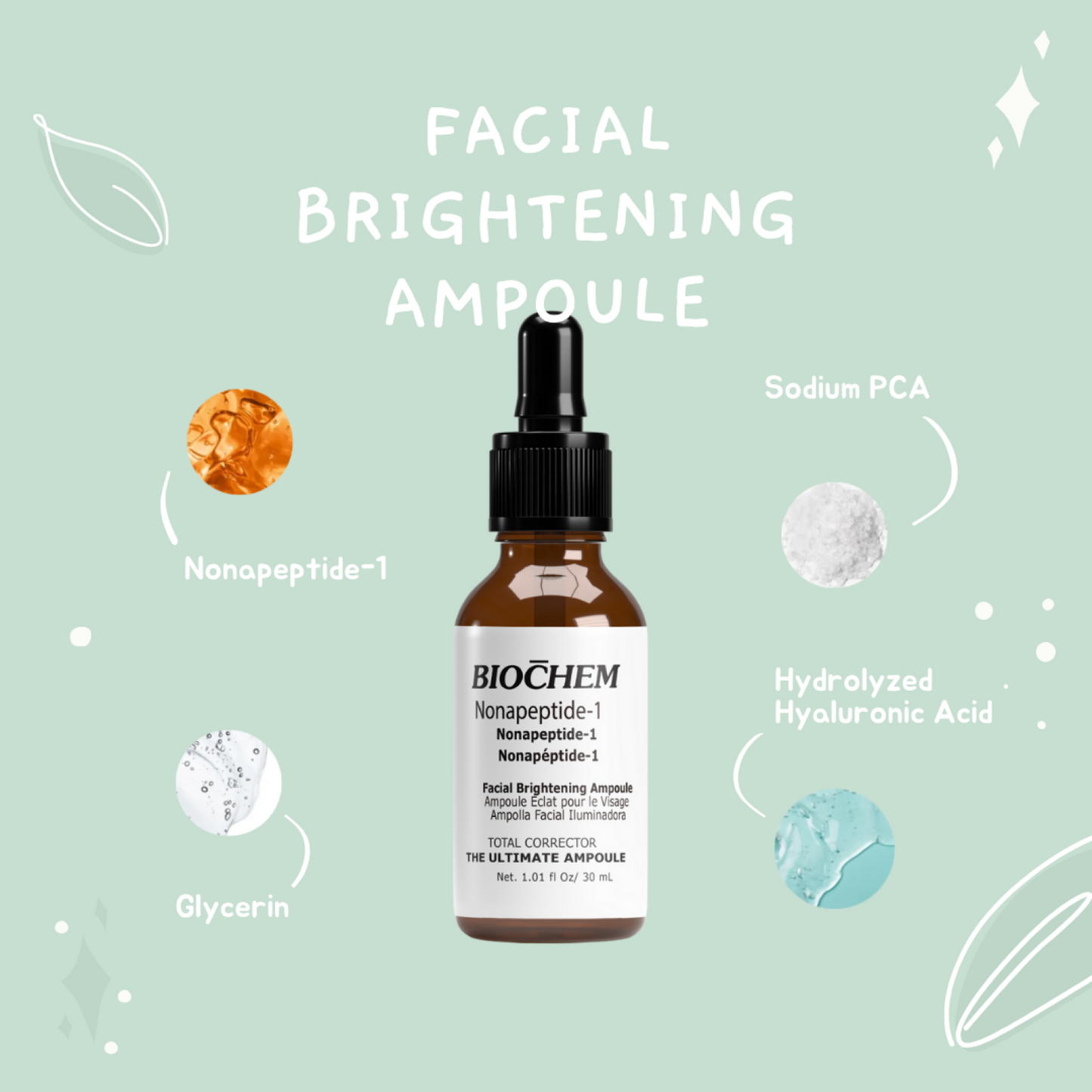 Nonapeptide-1 Facial Brightenging Ampoule