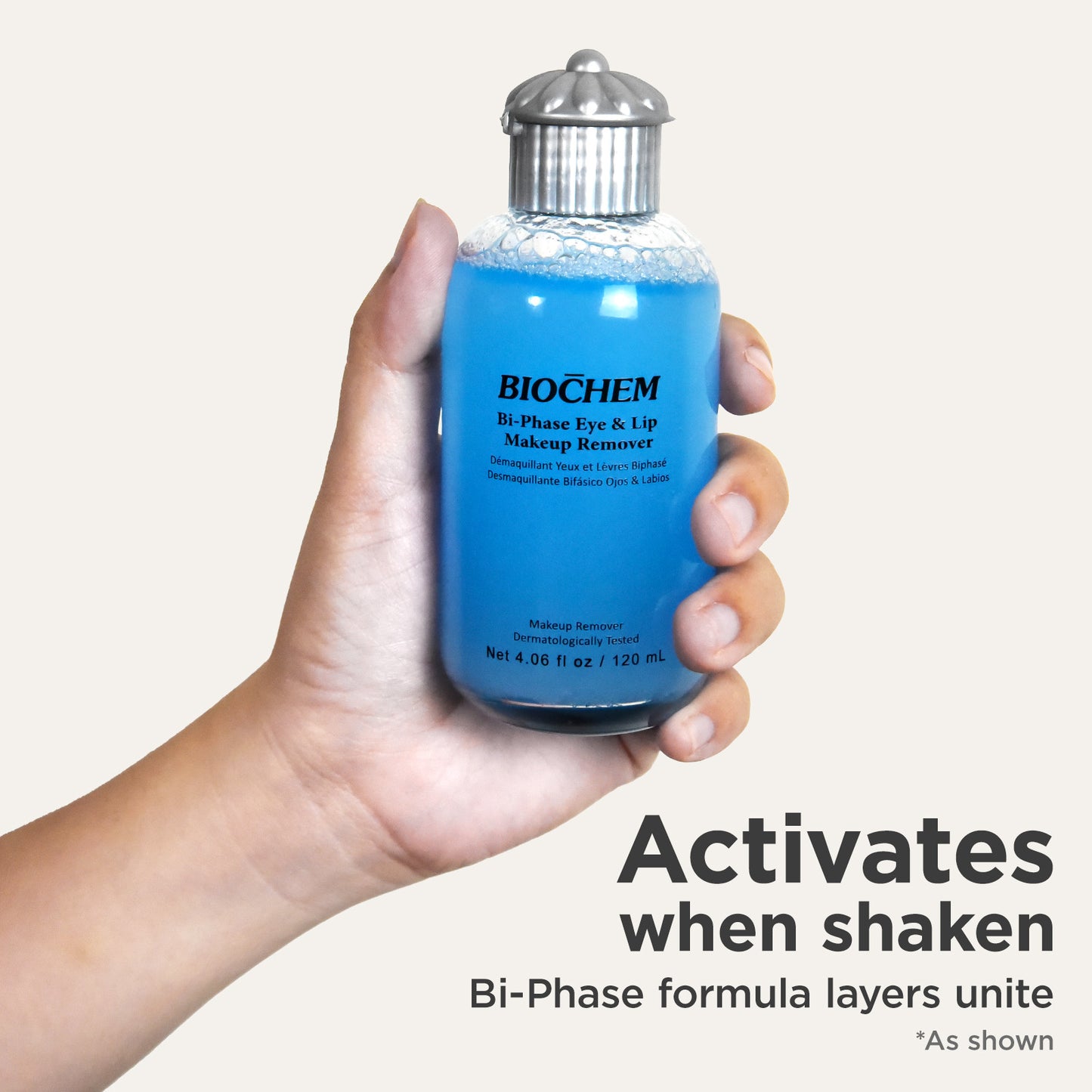 Bi-Phase Eye & Lip Makeup Remover - For Waterproof Makeup