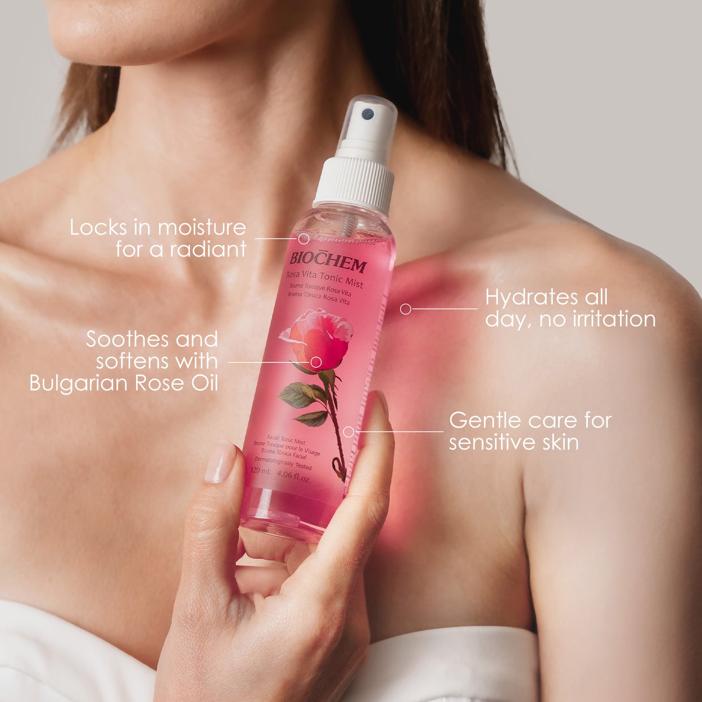 Rosa Vita Tonic Mist - Facial Hydrating & Refreshing Mist