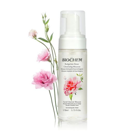 Bulgarian Rose Cleansing Mousse - Face Cleanser for All Skin Types