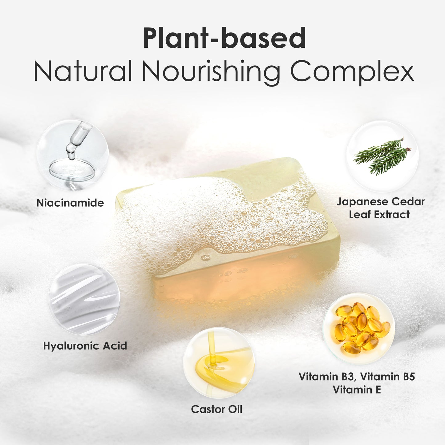 Phytoncid Transparent Soap - Face & Body Beauty Bar Soap