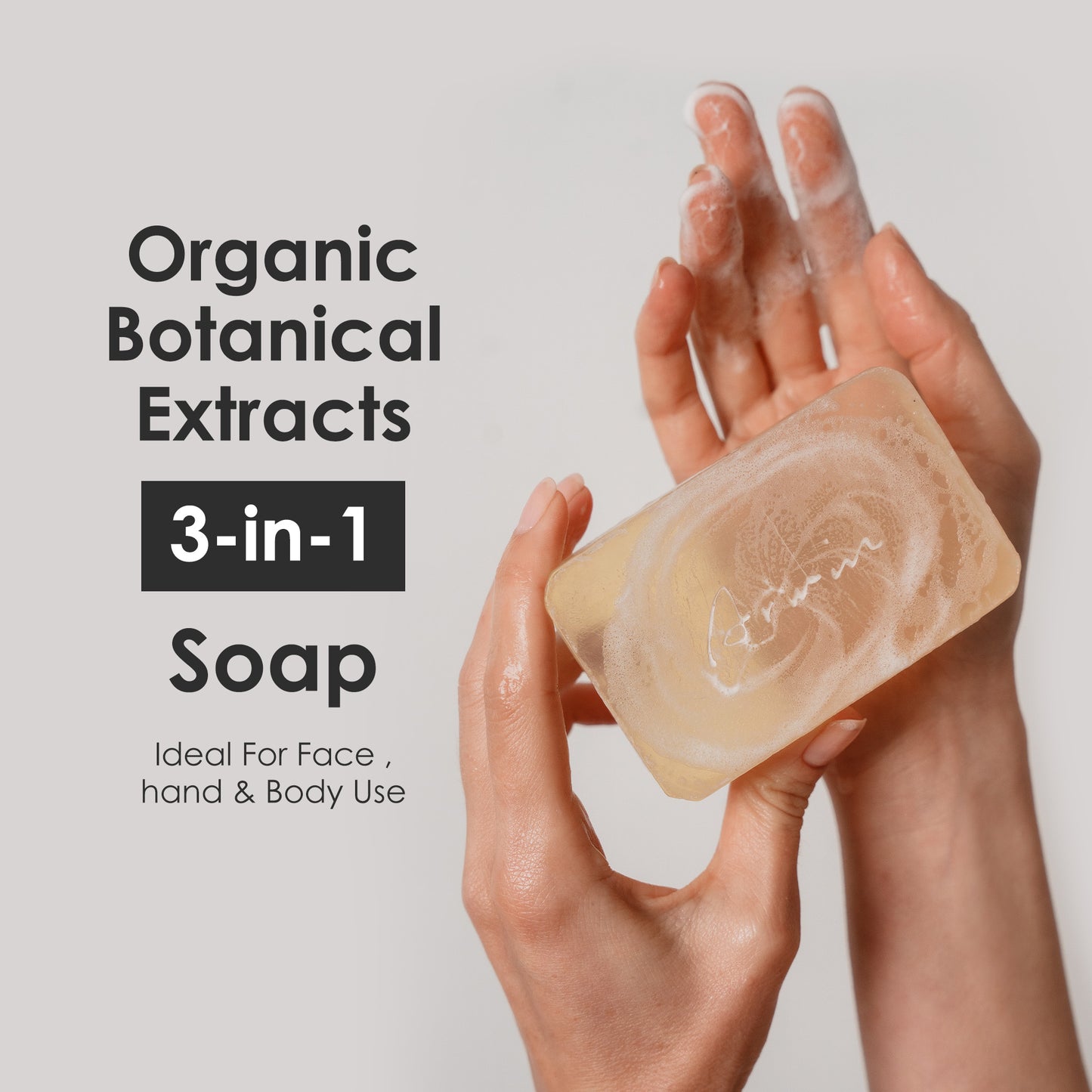 Phytoncid Transparent Soap - Face & Body Beauty Bar Soap