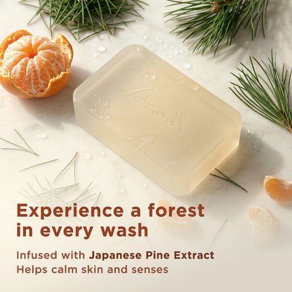 Phytoncid Transparent Soap - Face & Body Beauty Bar Soap