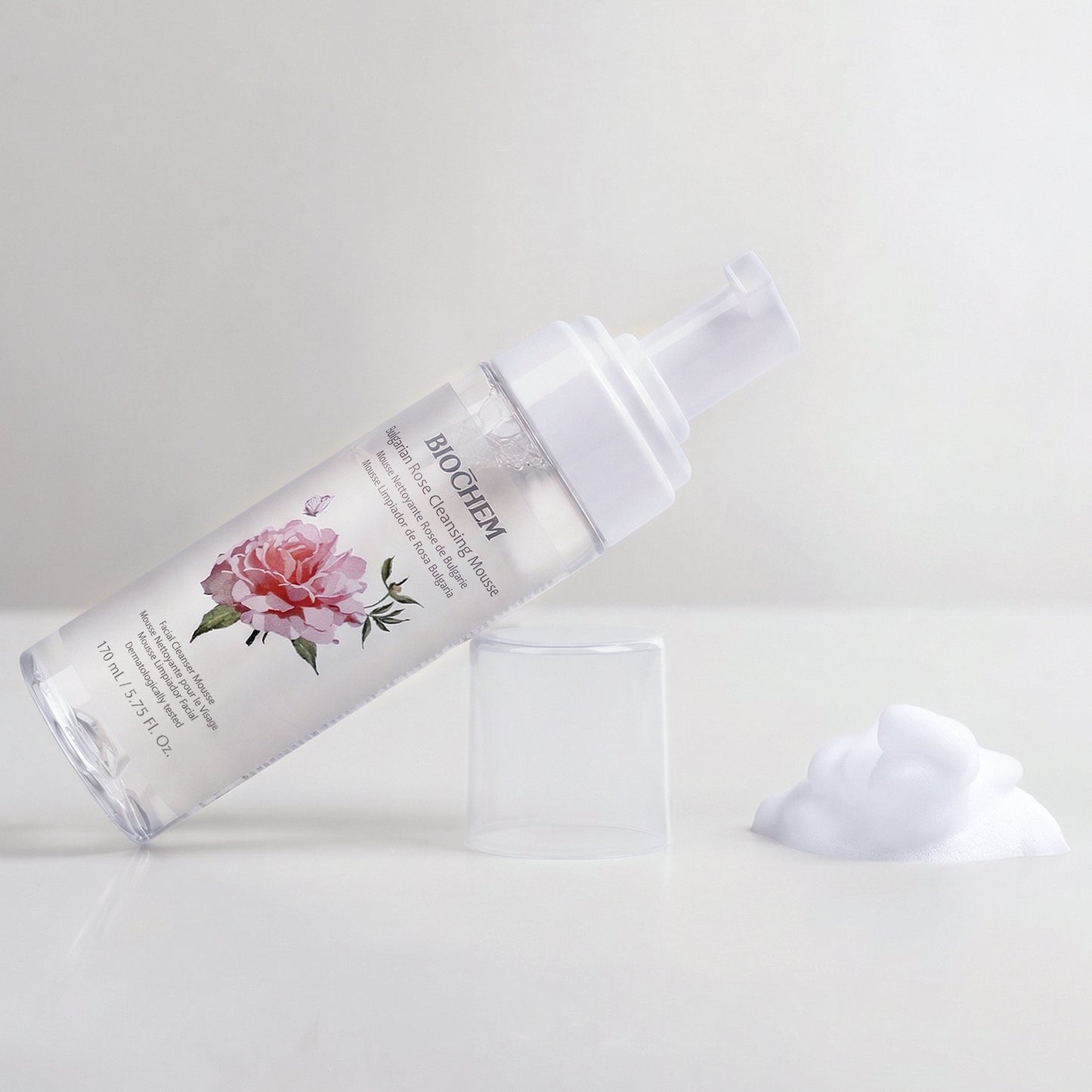 Bulgarian Rose Cleansing Mousse - Face Cleanser for All Skin Types
