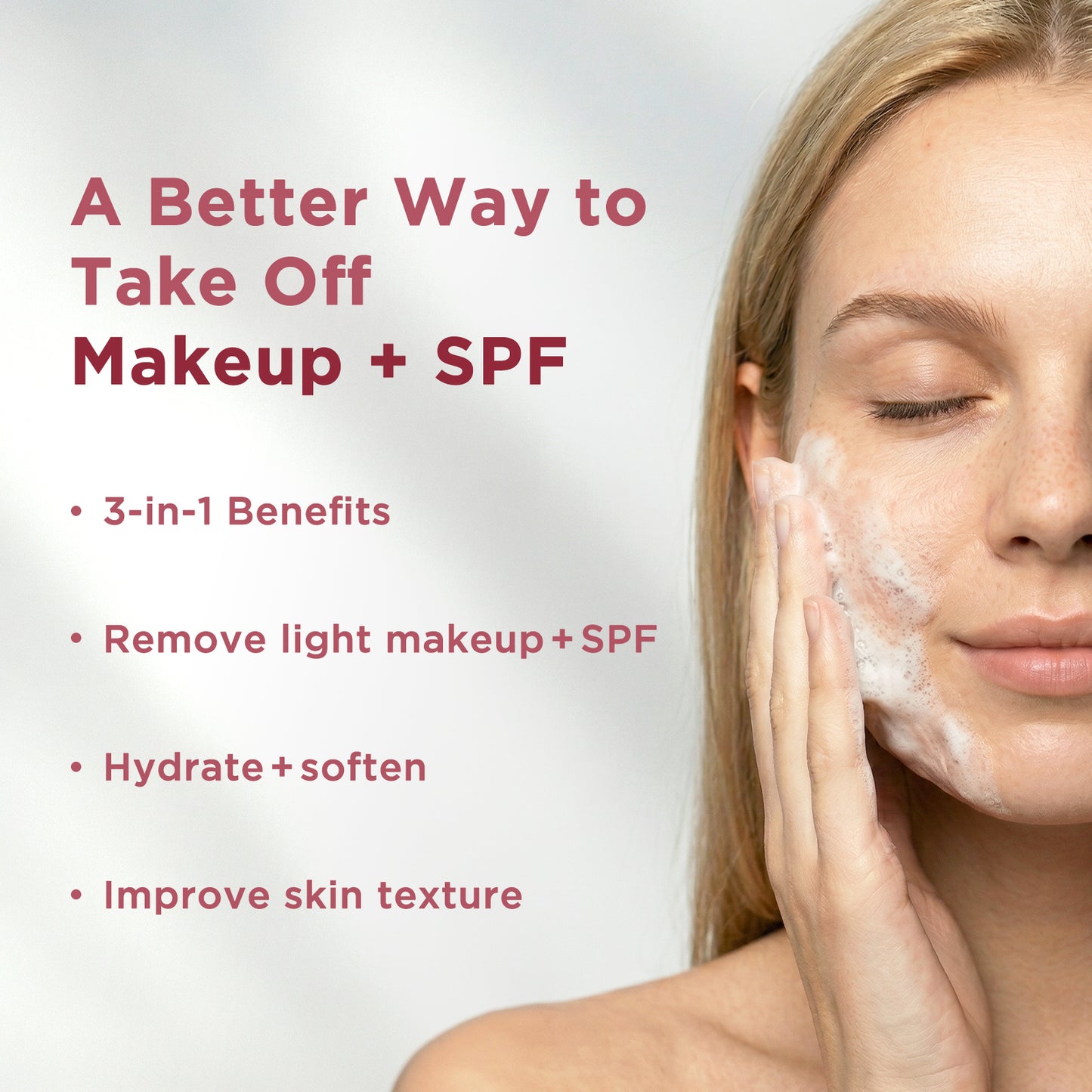 Bulgarian Rose Cleansing Mousse - Face Cleanser for All Skin Types