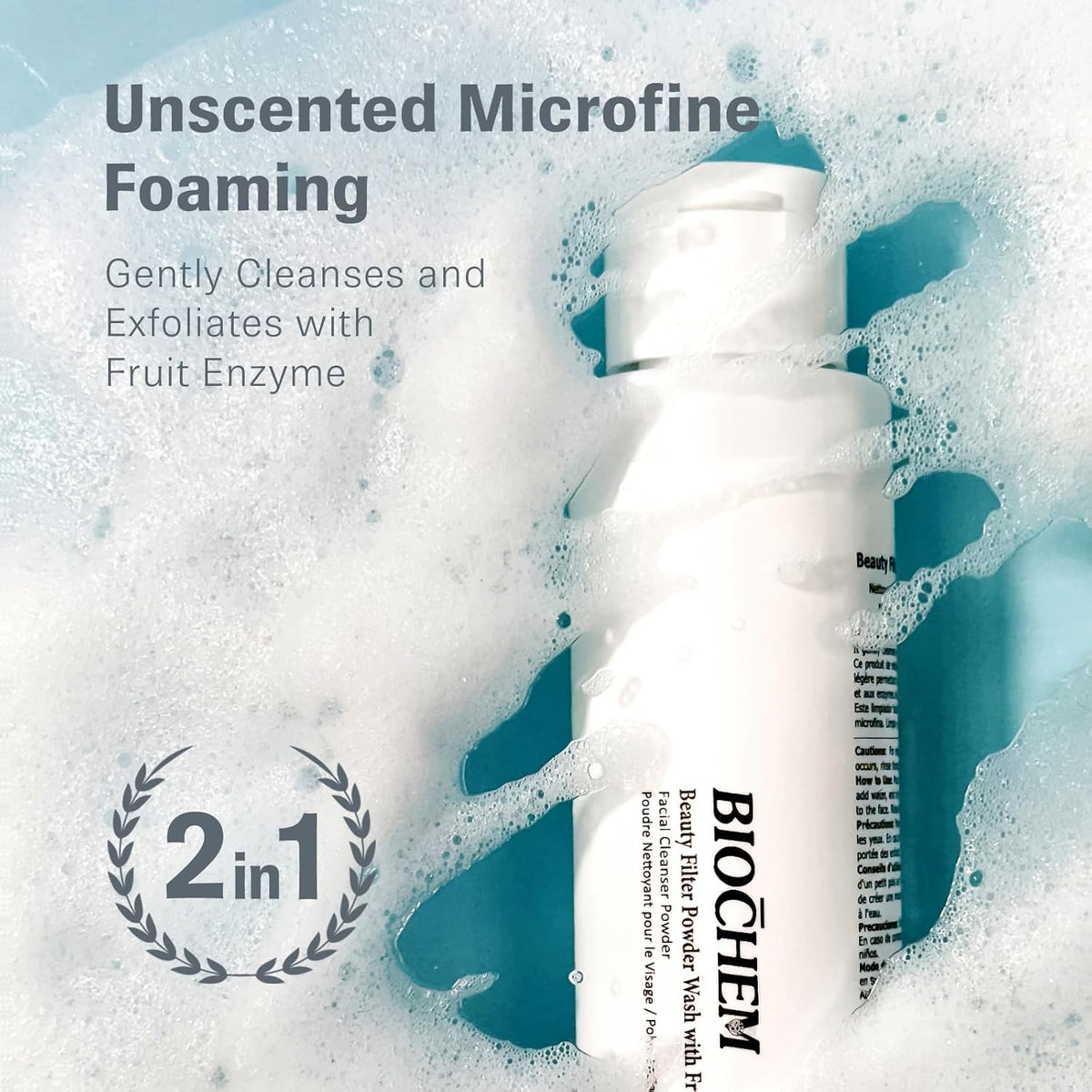 Beauty Filter Powder Wash - Low pH Exfoliator with Papaya & Pineapple Enzyme