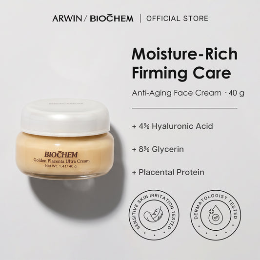 Golden Placenta Ultra Cream - Anti-Aging Moisturizer for Firming & Wrinkles