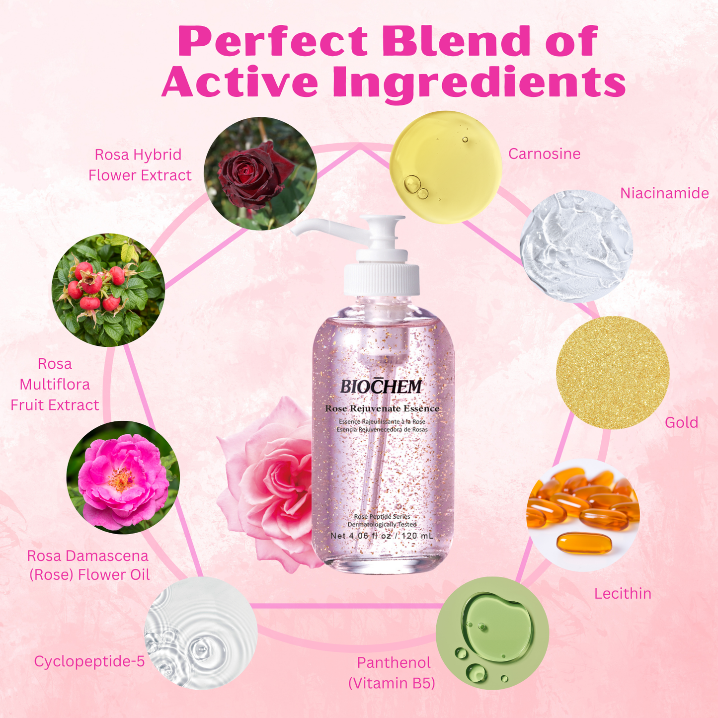 Rose Rejuvenate Essence - Facial Anti-Aging Essence