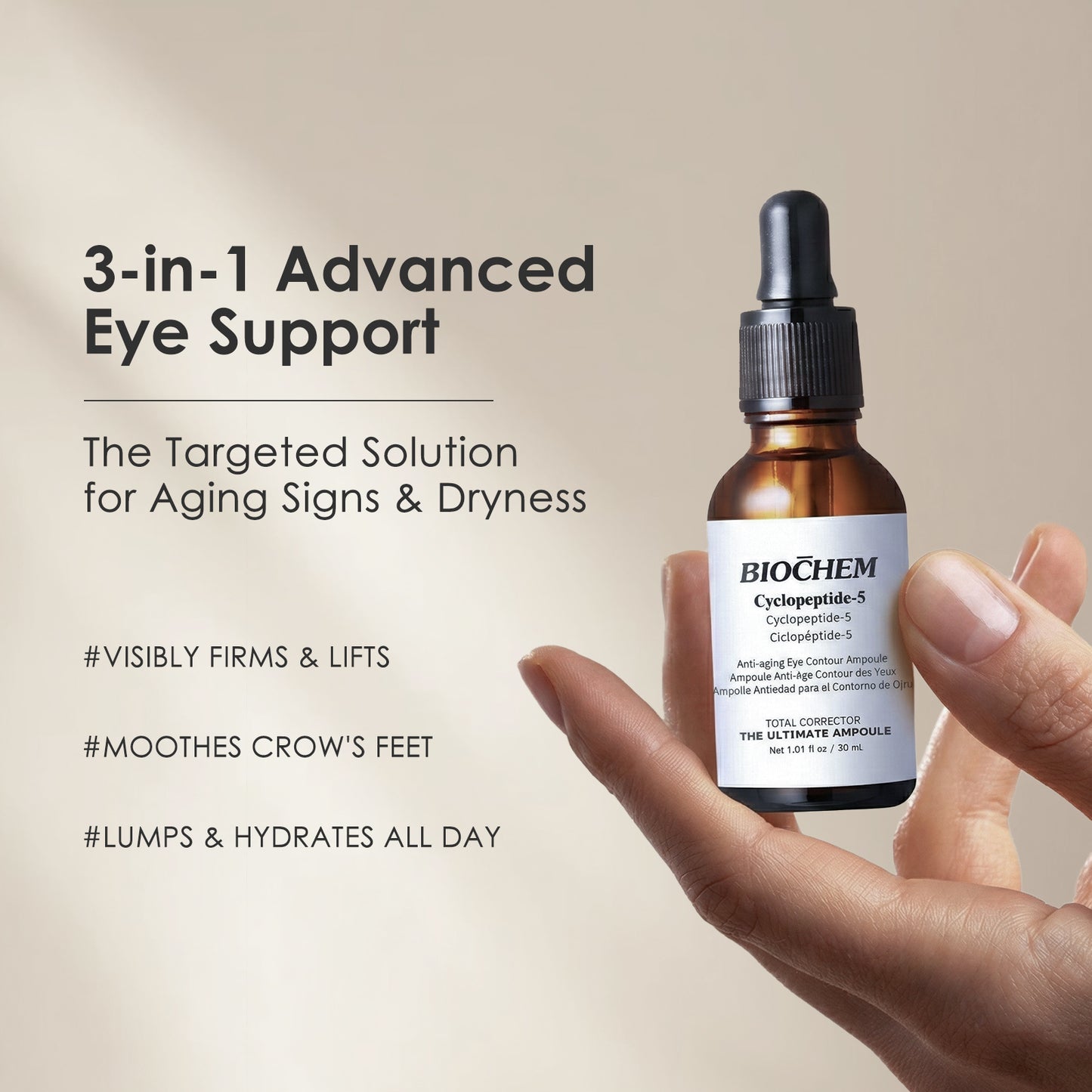 Cyclopeptide-5 Anti-Aging Eye Contour Ampoule
