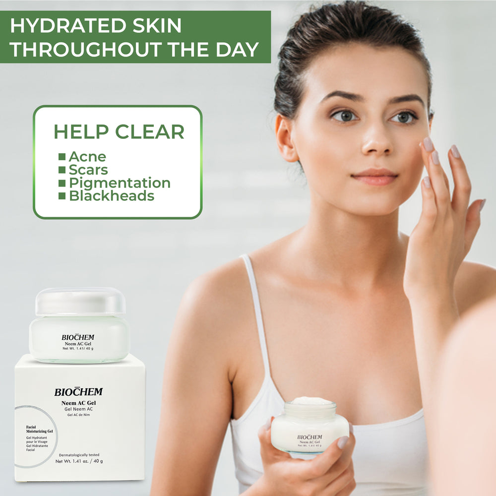 Neem AC Facial Moisturizing Gel For Acne Treatment