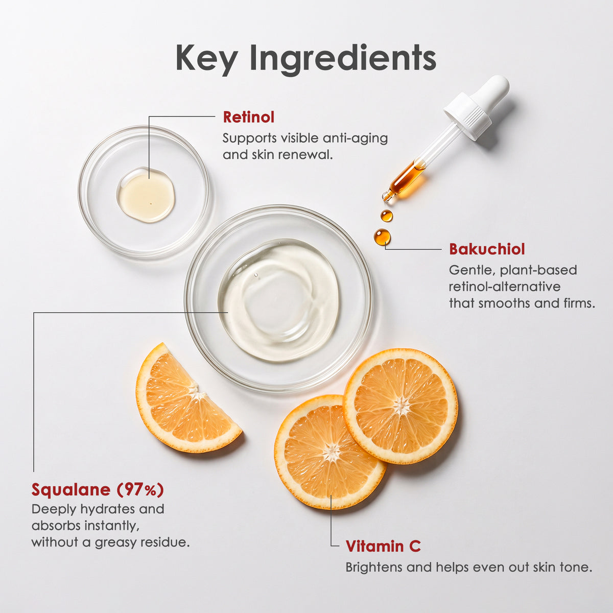 Regenerating Facial Oil - Firming & Hydrating with 97% Squalane