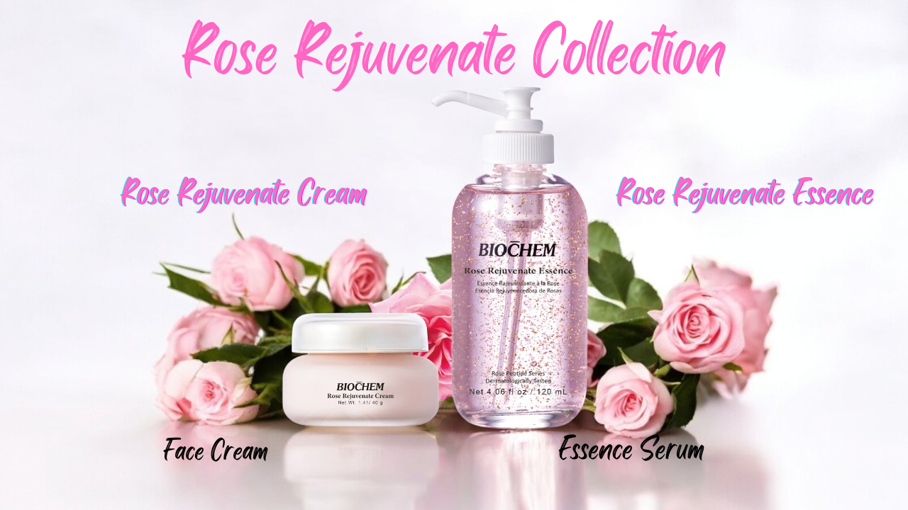 Load video: introducing BIOCHEM Rose Rejuvenate Collection